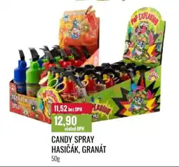 Ratio Candy spray hasičák, granát nabídka