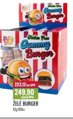 Ratio Želé burger nabídka