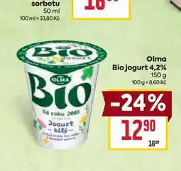 Billa Olma Bio jogurt 4,2% 150 g nabídka