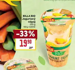 Billa BILLA BIO Jogurtový nápoj 230g nabídka