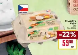 Billa BILLA BIO Vejce 6 ks nabídka