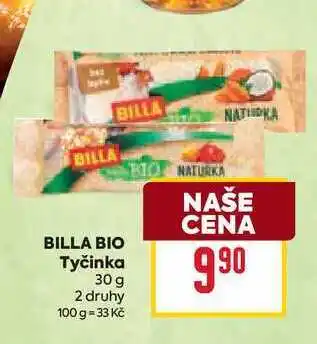 Billa BILLA BIO Tyčinka 30 g nabídka