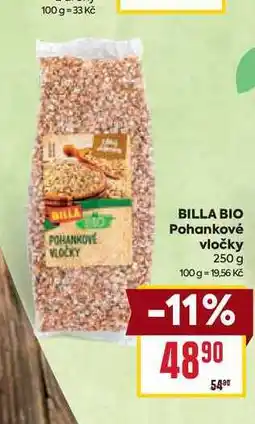 Billa BILLA BIO Pohankové vločky 250 g nabídka