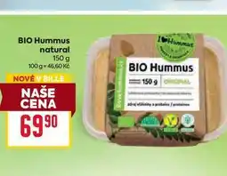 Billa BIO Hummus natural 150 g nabídka