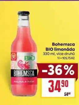 Billa Bohemsca BIO limonáda 330 ml nabídka