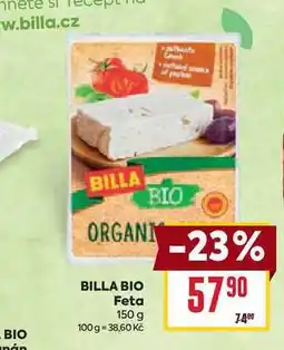 Billa BILLA BIO Feta 150 g nabídka