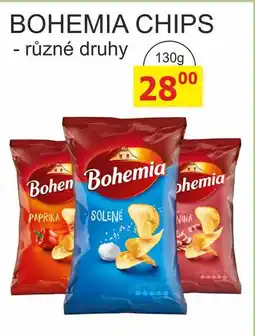 BENE Nápoje Bohemia Chips 130g, různé druhy nabídka