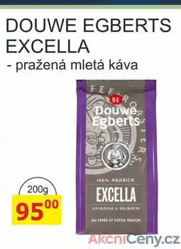 BENE Nápoje DOUWE EGBERTS EXCELLA - pražená mletá káva 200g nabídka
