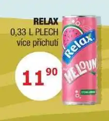 BENE Nápoje RELAX 0,33 L PLECH nabídka