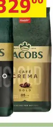 BENE Nápoje JACOBS CAFÉ CREMA GOLD 1KG nabídka