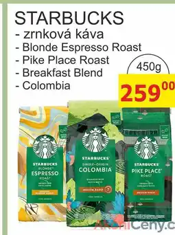 BENE Nápoje STARBUCKS - zrnková káva 1kg nabídka