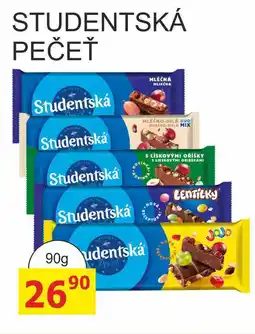 BENE Nápoje Orion Studentská pečeť čokoláda 90g, různé druhy nabídka