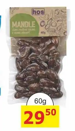 BENE Nápoje hos MANDLE jádra pražená 60g nabídka