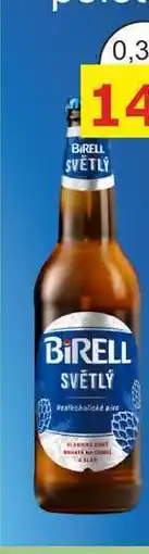 BENE Nápoje Birell Světlé pivo nealkoholické světlé 0,33l nabídka