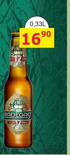 BENE Nápoje Radegast Ryze Hořká 12, světlý ležák 0.33l nabídka