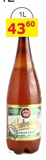 BENE Nápoje Pivovar Kácov Hubertus Pivo světlý ležák 1l nabídka