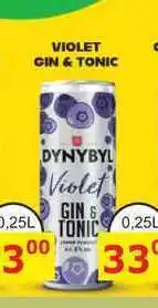 BENE Nápoje DYNYBYL Violet GIN & TONIC 0,25L míchaný nápoj nabídka