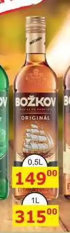 BENE Nápoje Božkov Original 0,5l 0.5l nabídka