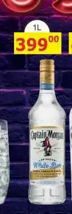 BENE Nápoje Captain Morgan White Rum 1l nabídka