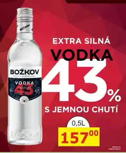 BENE Nápoje BOŽKOV EXTRA SILNÁ VODKA 43% S JEMNOU CHUTÍ 0,5L nabídka