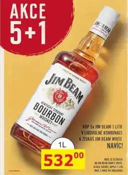 BENE Nápoje Jim Beam Bourbon whiskey 1l nabídka