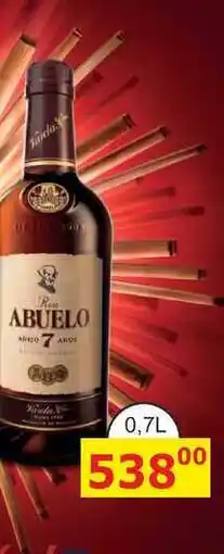 BENE Nápoje Ron Abuelo Anejo 7y 0,7l 40% nabídka