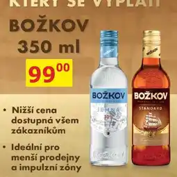 BENE Nápoje BOŽKOV STANDARD 350ml nabídka