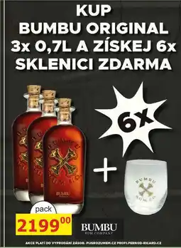 BENE Nápoje Bumbu Original 0,7l 40% 3KS nabídka