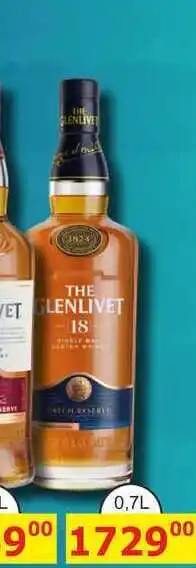 BENE Nápoje The Glenlivet 18y 0,7l 40% nabídka