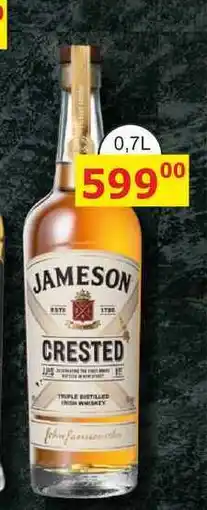 BENE Nápoje Jameson CRESTED 0,7L nabídka