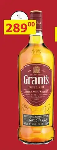 BENE Nápoje Grant's Triple Wood 1l 40% nabídka