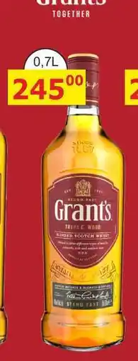 BENE Nápoje Grant's Triple Wood 0,7l 40% nabídka