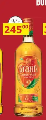 BENE Nápoje Grant's Summer Orange 0,7l 35% nabídka