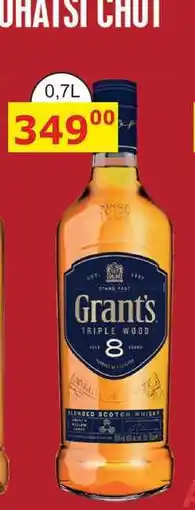 BENE Nápoje Grant's Triple Wood 8y 0,7l 40% nabídka
