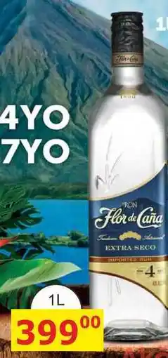 BENE Nápoje Flor de Caña EXTRA SECO 1L nabídka