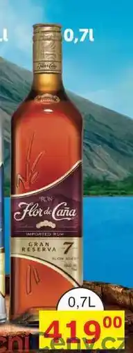 BENE Nápoje Flor de Caña GRAN RESERVA 7 SCOW ADENT 0,7L nabídka