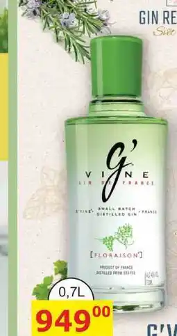 BENE Nápoje G'Vine Floraison Gin 0,7l 40% nabídka