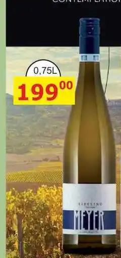 BENE Nápoje Weingut Meyer Riesling Buntsandstein Trocken 2019 0,75l 12,5% nabídka