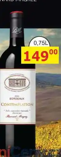 BENE Nápoje BORDEAUX CONTEMPLATION 0,75l nabídka