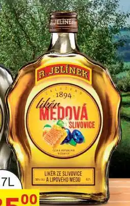 BENE Nápoje R. JELÍNEK MEDOVÁ SLIVOVICE 0,7l nabídka