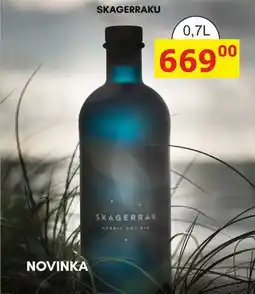 BENE Nápoje SKAGERRAK DRY GIN 0,7l nabídka