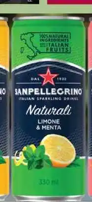 BENE Nápoje SANPELLEGRINO 330 ml Naturali LIMONE & MENTA nabídka