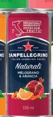 BENE Nápoje SANPELLEGRINO 330 ml Naturali MELOGRANO & ARANCIA nabídka