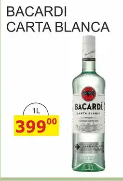 BENE Nápoje Bacardi Carta Blanca 1l nabídka
