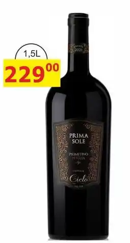 BENE Nápoje Cielo PRIMA SOLE PRIMITIVO 0,75l nabídka