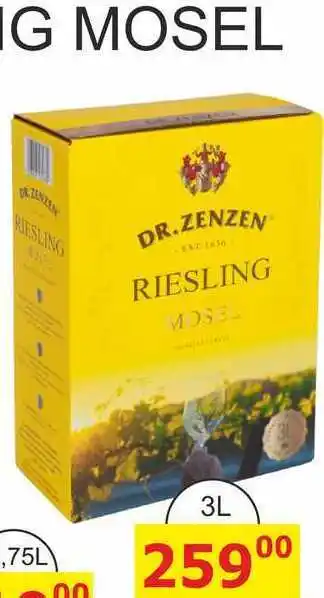 BENE Nápoje DR.ZENZEN RIESLING 3L nabídka