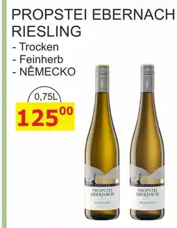 BENE Nápoje PROPSTEI EBERNACH RIESLING - Trocken 0,75L nabídka
