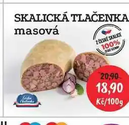 RABBIT řeznictví SKALICKÁ TLAČENKA masová 100g nabídka