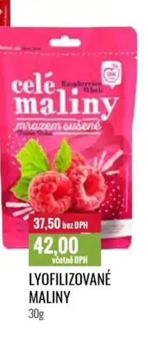 Ratio Lyofilizované maliny nabídka