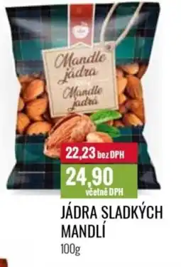 Ratio Jádra sladkých mandlí nabídka